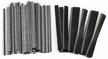 OCR 40PCS 2.54mm Male and Female Pin Header Connector 40Pin